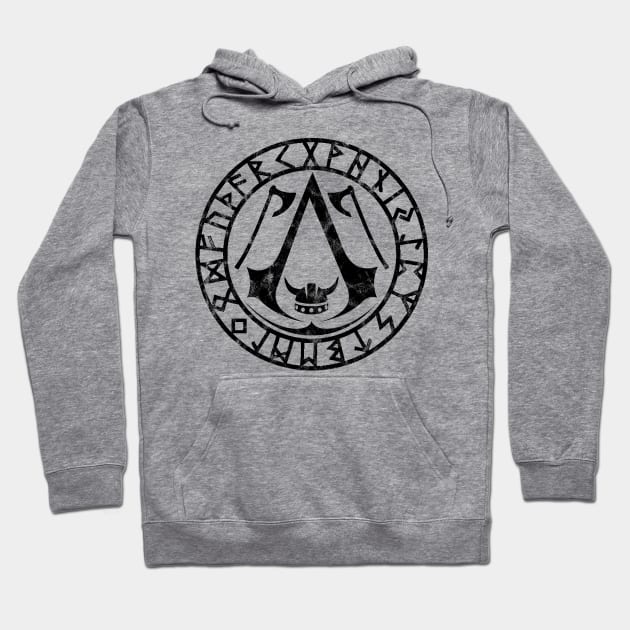 Assassin's Creed Valhalla Runes Hoodie by StebopDesigns